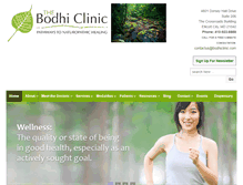 Tablet Screenshot of bodhiclinic.com